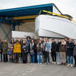 inizio corso IFTS nautica, classe in posa al Cantiere del Pardo